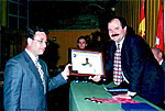 Ybort con director de Deportes de la Comunidad