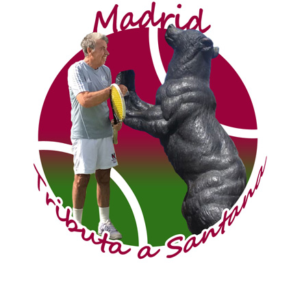 Logo Madrid tributa a Santana