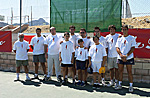 Torneo Robledo 2002. Cupeiro y Acosta con organización. Foto de Eugeni Suñé
